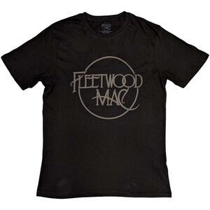Fleetwood Mac Unisex Adult Classic Logo Cotton Hi-Build T-Shirt / Black
